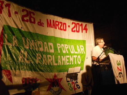 Eduardo Rubio, orador principal del acto aniversario