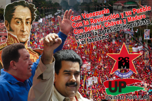 Con Venezuela y la Revolución Bolivariana