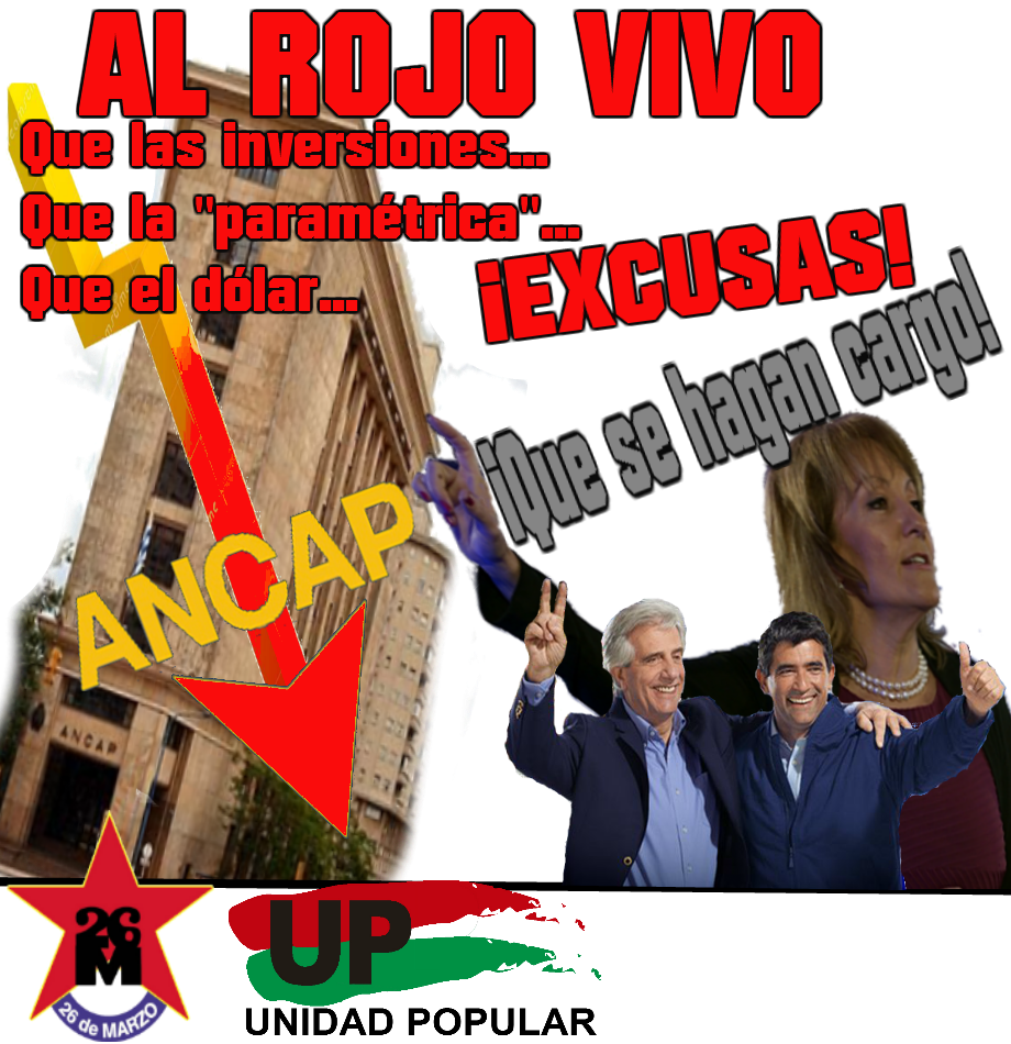 ancap; deficit; deuda; carolina cosse; tabaré vázquez; raul sendic