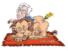 Anestesia. Caricatura de Gervasio Umpiérrez