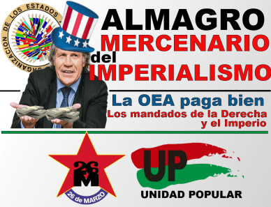 Almagro; gobierno; frente amplio; OEA; Venezuela
