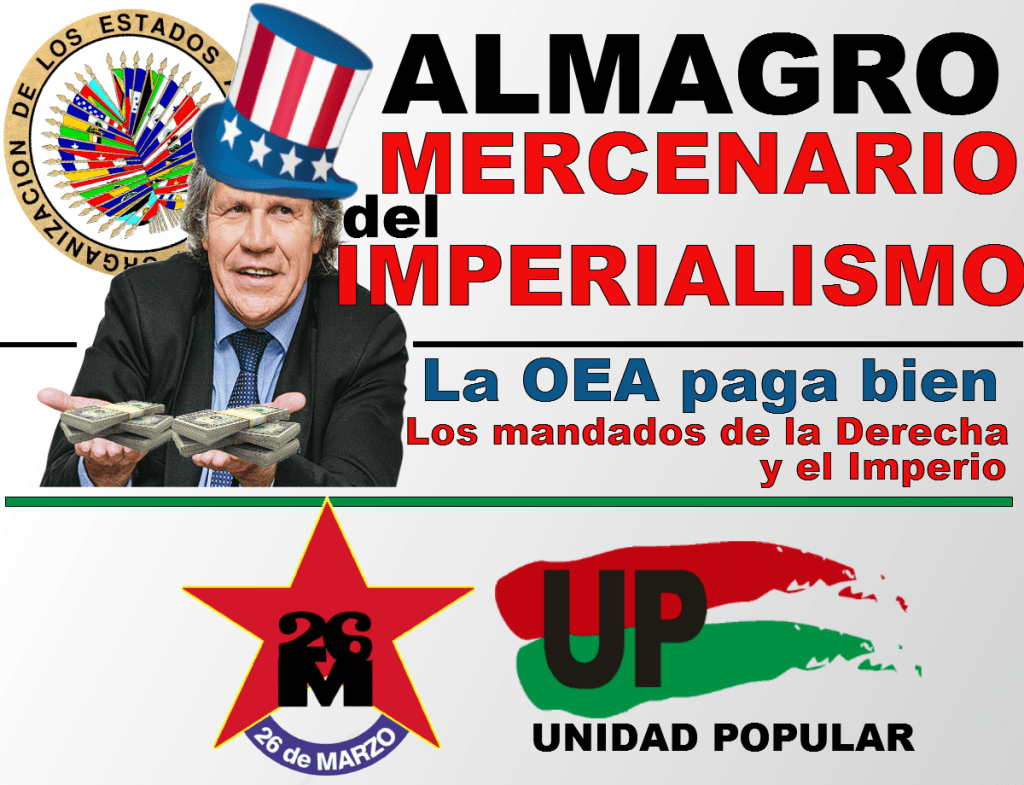 Almagro; gobierno; frente amplio; OEA; Venezuela