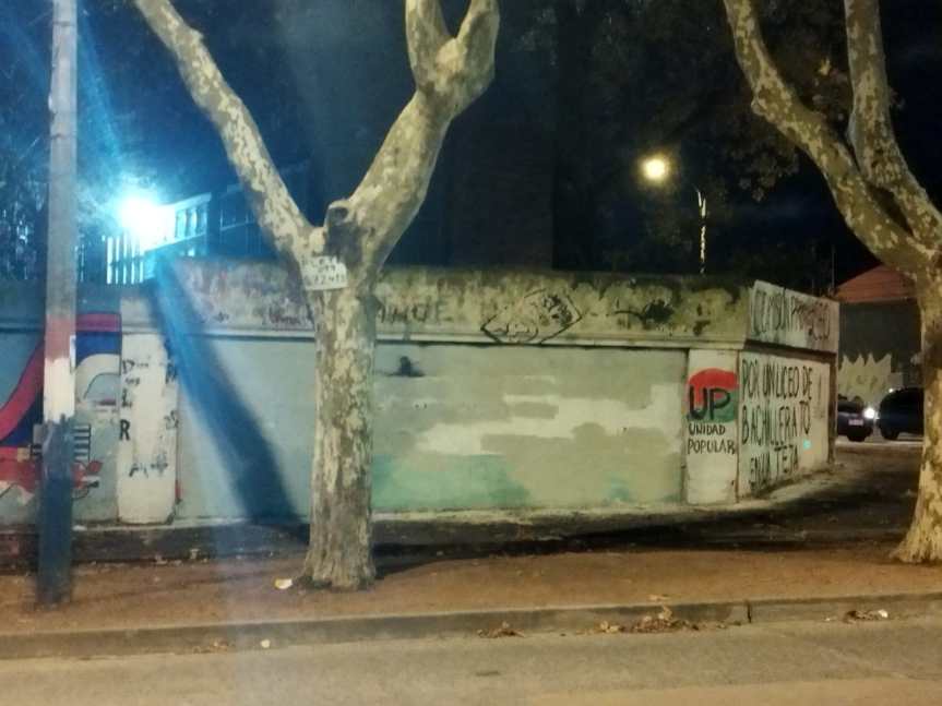 Muros tapados en La Teja
